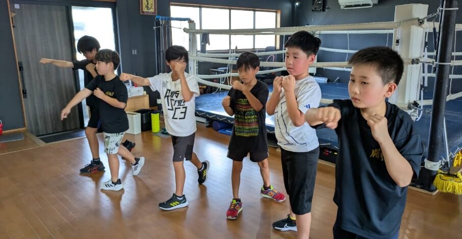 週一コースの練習風景